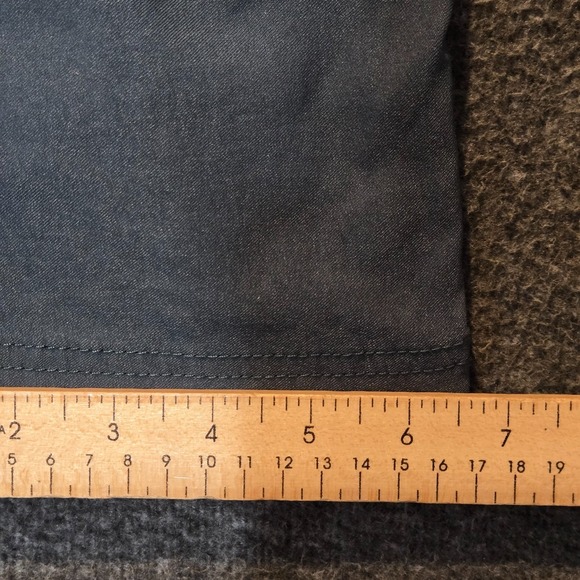 Prana Stretch Zion Pants Mens 28x30 (L29) Outdoor Slim Fit Belted Hiking Blue - Picture 9 of 14